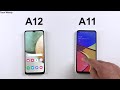 SAMSUNG A12 vs A11 Speed Test