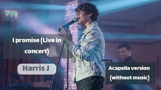 Harris J _ i promise (Live in concert) | Acapella version (without music)