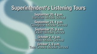 Superintendent's Listening Tour