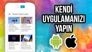 5 DK'DA KENDİ MOBİL UYGULAMANI YAP