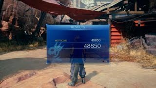 PS4 FF7Rミニゲーム クラッシュボックス ノーマルモード、パーソナルベスト!タイムアップ約４秒前に全ボックス割りをクリア!