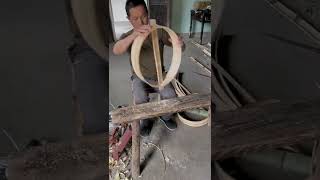 Traditional handicraft bamboo steamer -1 #shorts #bambooweavingcraft