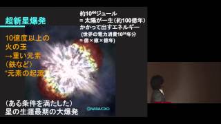 京都大学　市民講座「物理と宇宙」第２回「元素の起源を探る」前田 啓一（京都大学理学部 准教授）2014年11月29日