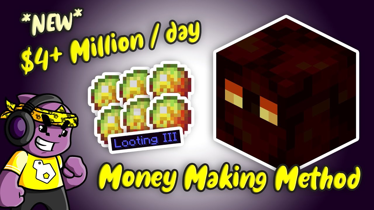 Hypixel Skyblock Insane Money Making Method New Youtube