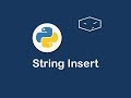 string insert in python 😀