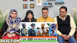 Top 100 Patriotic Songs Of All Time | Best Desh Bhakti Songs | Hindi Patriotic Songs | Reaction!!