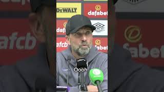 Klopp's reaction to Man Utd's loss 😬