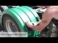 how to install single axle poly truck fenders