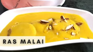 Ras malai recipe | Rassomalai banane ki vidhi | How to make Rasa malei at home