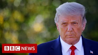 President Trump's seven days before his Covid-positive test - BBC News