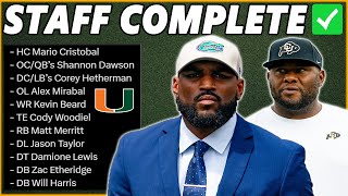 Miami Hurricanes Coaching Staff is OFFICIALLY Complete | Florida Fans are PISSED!