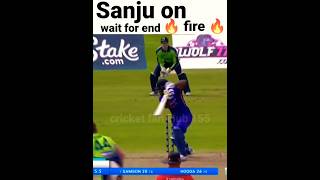 Sanju Samson on fire 🔥🔥🔥🔥 #cricketnews #news24sports #indvswi #tanvircricketshorts #shorts