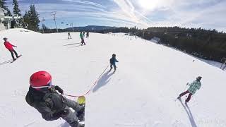 胡德山滑雪-带三岁两个月的儿子上山-1-20190126