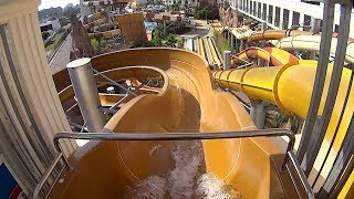 The Brown Water Slide at The Land of Legends