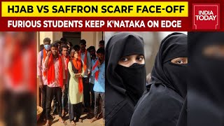 Hijab Vs Saffron Scarf Face-Off Escalates, Campus Ablaze Over 'Uniform Vs Religion' Debate