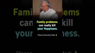 Family problems By Dr, APJ Abdul Kalam quotes | Motivational speech #shorts #youtubeshorts