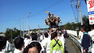 2013佐倉の秋祭り最終日表町と六崎