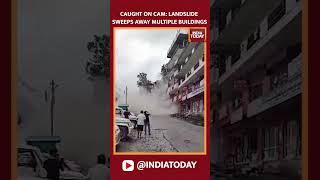 Watch: 7 Buildings Collapse In Kullu Landslide