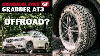 OFFROAD? NISSAN X-TRAIL 1.6 DCI 4x4  WITH GENERAL GRABBER AT3 225/65/17  T32 SNOW? MUD? GRAVEL?
