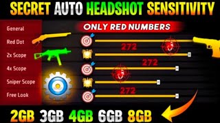 Secret Headshot Sensitivity😱| After Ob43 Update HeadshotSensitivity| Free Fire Auto Headshot Setting