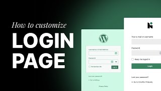 How to customize your WORDPRESS LOGIN PAGE? (STEP-BY-STEP TUTORIAL)