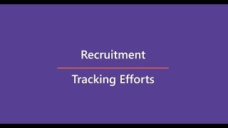 #CPsmart: Recruitment - Tracking Efforts