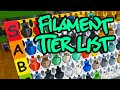 The 3D Filament Tier List! Which Should YOU Use?