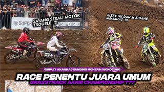 DUEL RIZKY HK DAN M ZIDANE SEMAKIN KETAT !!! RACE SPORT 4 TAK 250 CC MOTO 2 KEJURNAS AKRM WONOSOBO