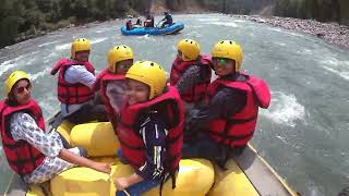 Naffo first time rafting in Manali