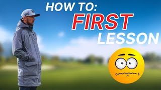 How to PREPARE for your FIRST GOLF LESSON!