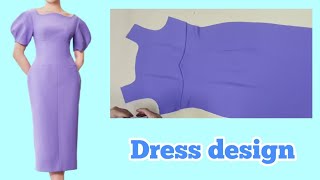 🌟 Thiết kế đầm kiểu mới nhất với cổ lượn sóng độc lạ |Le fashion| dress design |