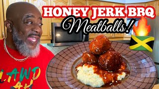 How to make Honey Jerk BBQ Meatballs \u0026 Cauliflower MASHED! | Deddy's Kitchen