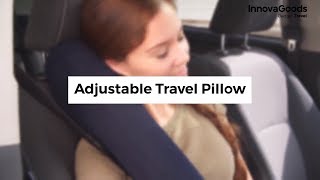 InnovaGoods Gadget Travel Adjustable Travel Pillow