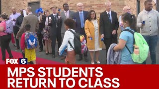 MPS students on traditional calendar return to class | FOX6 News Milwaukee