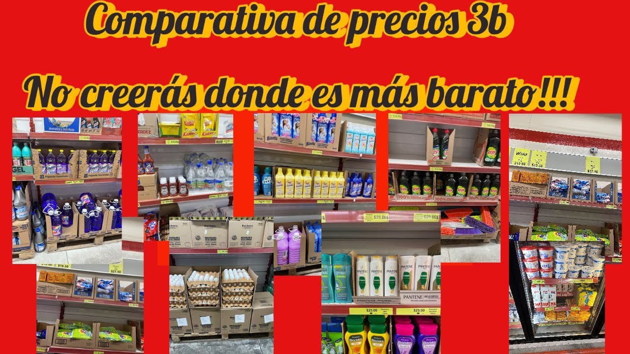 Tiendas 3B Comparativa De Precios NO CREERAS DONDE ES MÁS BARATO ...