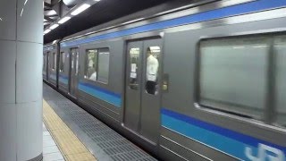 仙石線205系3100番台M11編成　多賀城行き　仙台駅発車