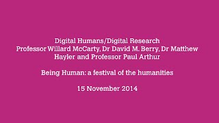 Digital Humans/Digital Research