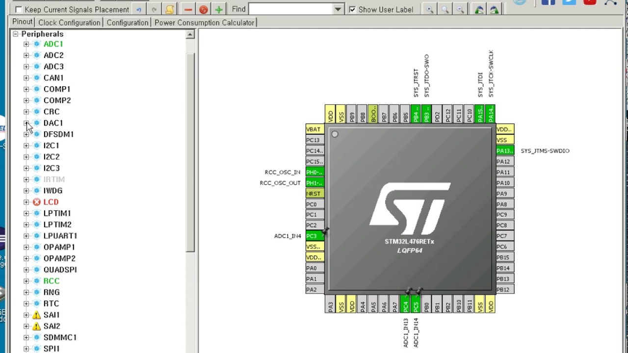 STM32 DAC Configuration STM32CubeMX - YouTube