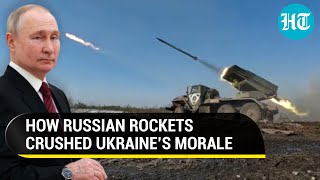 Putin’s rocket fury wreaks havoc at Donetsk frontline; 120 Ukrainian troops killed | Watch