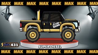 MAXING OUT MY SUPER DIESEL + My Best Cup Setup | Hill Climb Racing 2