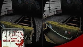 Bloody Roller Coaster VR  Horror Scary Google Cardboard  3d Virtual 360 video Android games mobile