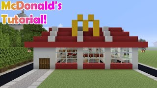 Minecraft: How to Build McDonald's!/ Restaurant Builds!
