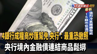 資金調度更靈活! 央行境內金融債連結商品鬆綁－民視新聞