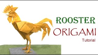 Origami Rooster (Satoshi Kamiya)