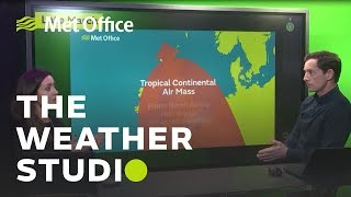 First satellite images, airmasses and April showers - The Weather Studio