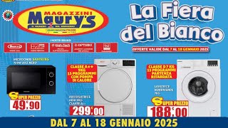 Volantino MAURY’S dal 7 al 18 gennaio 2025 🛏️ SPECIALE LA FIERA DEL BIANCO 🟩⬜️🟥 #anteprima