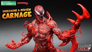 CARNAGE Kotobukiya ARTFX+ Renewal Edition Unboxing e Review / DiegoHDM