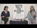 sarah jessica parker and fatima farheen mirza @ tompkins square library notes from the reading life