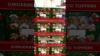 Gingerbread House Mug Toppers! #christmas #gift #shortvideo #viral #shorts #short #shortsvideo