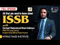 ISSB Preparation | Tips & Tricks | Sir Sarmad | PMA 119 Long Course | World Times Institute